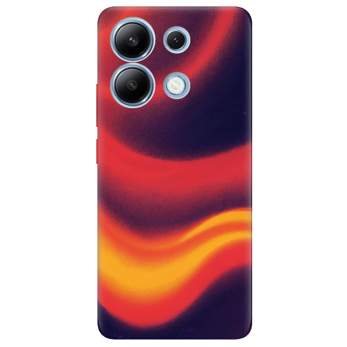 Чохол для Xiaomi Redmi Note 13 4G прозорий Fiery Waves - фото 1 - Чохли для телефонів