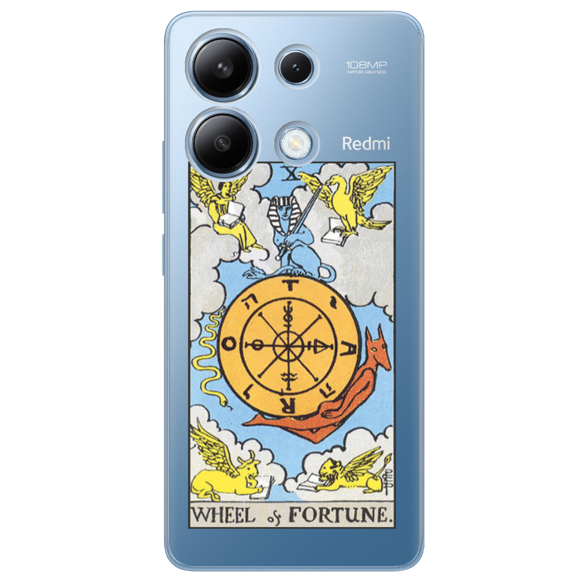 Чехол для Xiaomi Redmi Note 13 4G прозрачный Wheel of Fortune - фото 1 - Чехлы для телефонов
