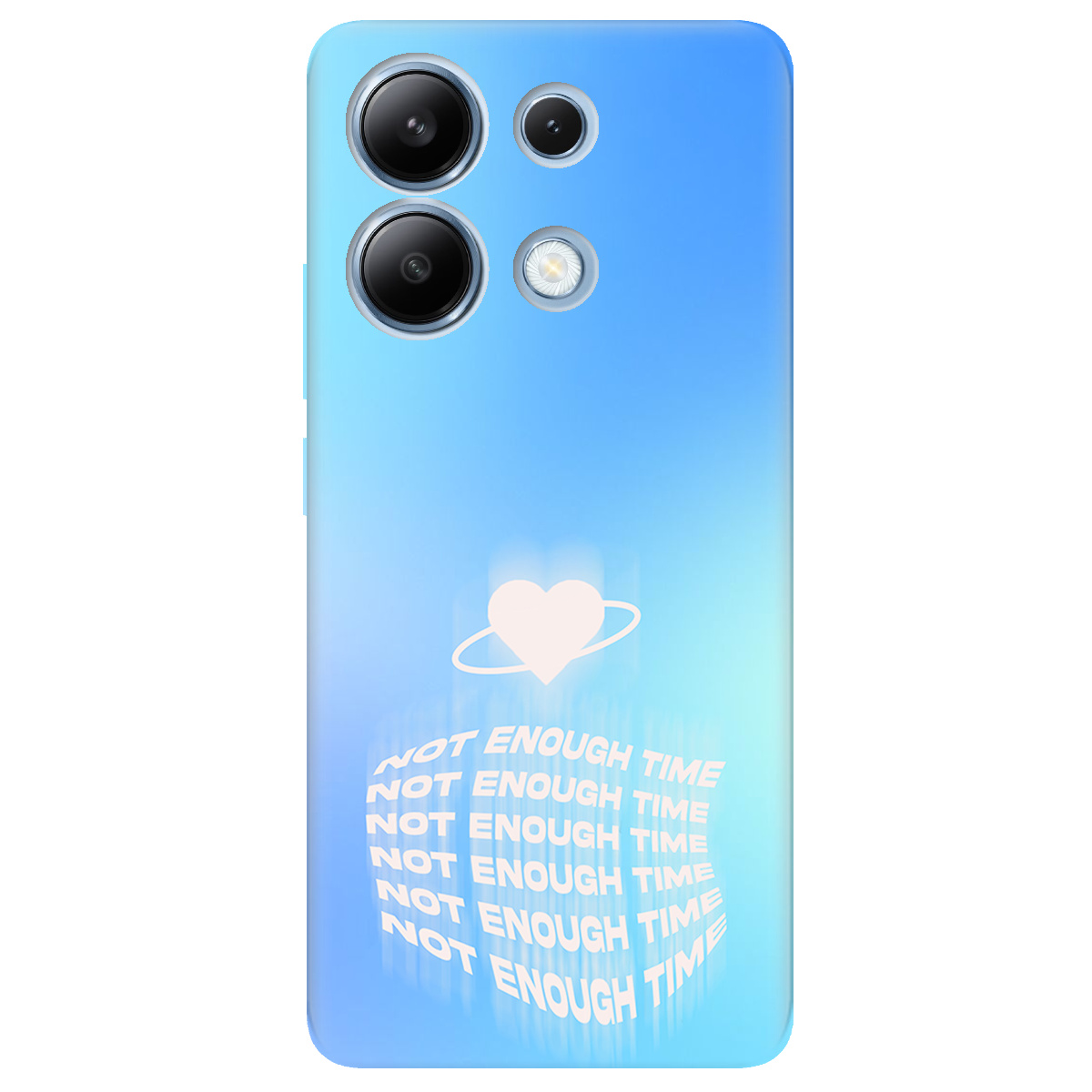 Чохол для Xiaomi Redmi Note 13 4G прозорий Часу обмаль - фото 1 - Чохли для телефонів