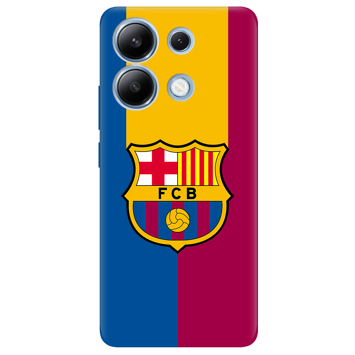 Чехол для Xiaomi Redmi Note 13 4G прозрачный Barcelona - фото 1 - Чехлы для телефонов