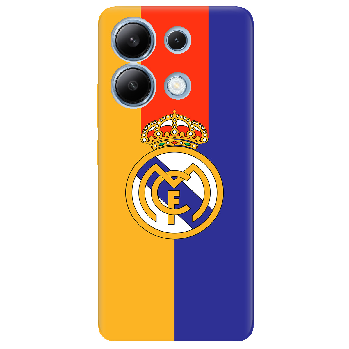 Чехол для Xiaomi Redmi Note 13 4G прозрачный Real Madrid - фото 1 - Чехлы для телефонов