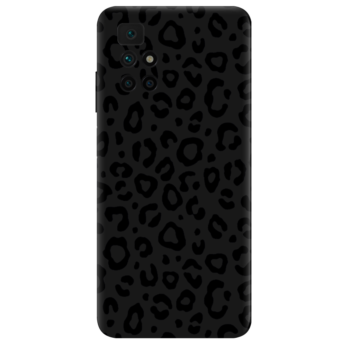 Чохол для Xiaomi Redmi 10 чорний матовий soft touch Принт савани - фото 1 - Чохли для телефонів