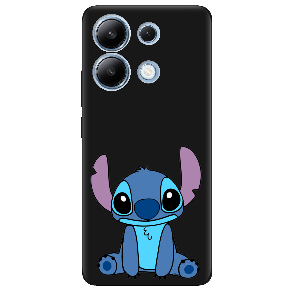 Чохол для Xiaomi Redmi Note 13 4G чорний матовий soft touch Стіч - фото 1 - Чохли для телефонів