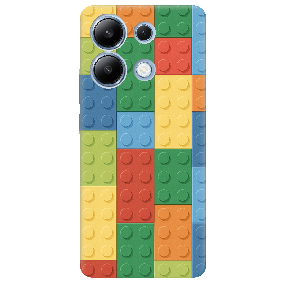 Чехол для Xiaomi Redmi Note 13 4G прозрачный Lego - фото 1 - Чехлы для телефонов