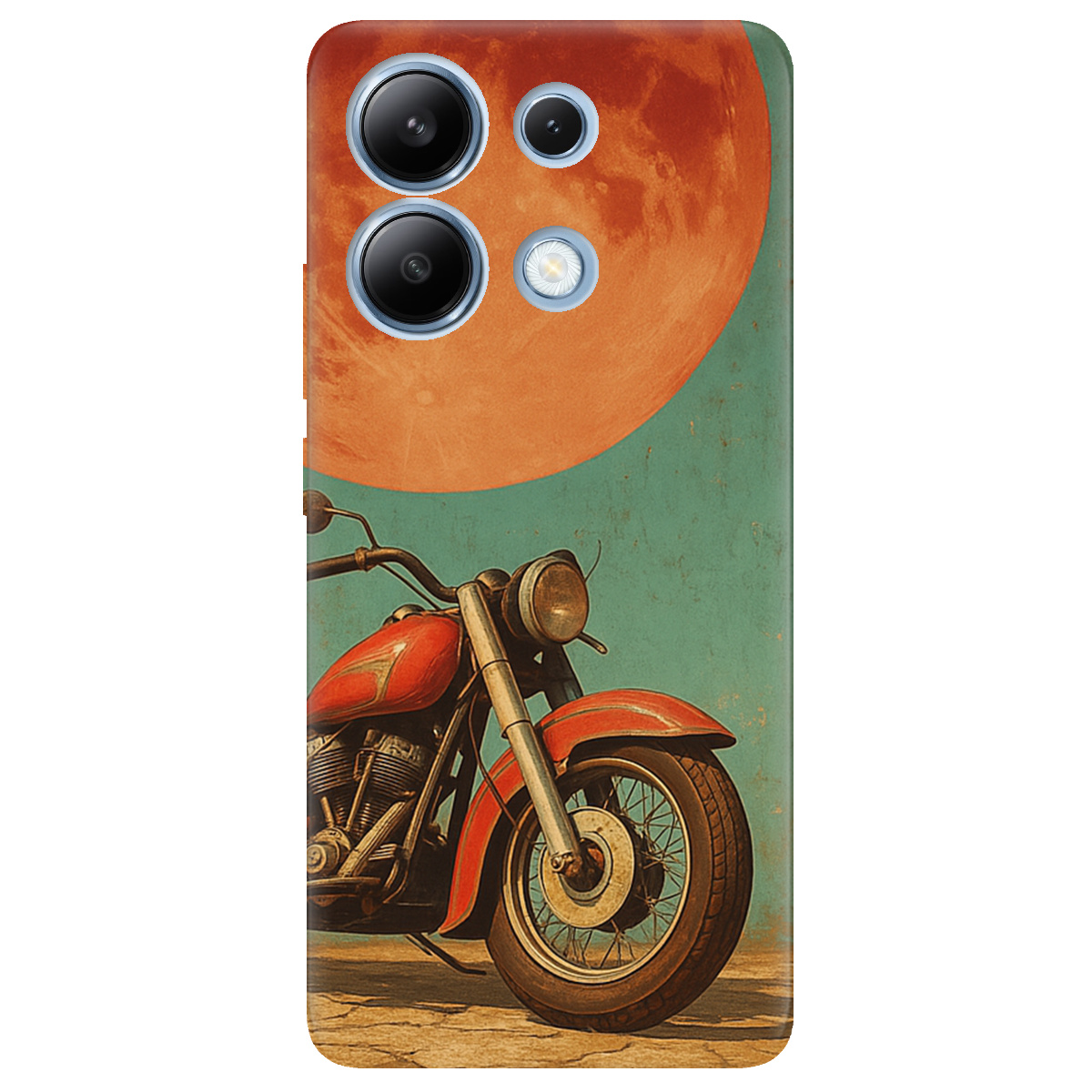 Чохол для Xiaomi Redmi Note 13 4G прозорий Шлях до місяця - фото 1 - Чохли для телефонів
