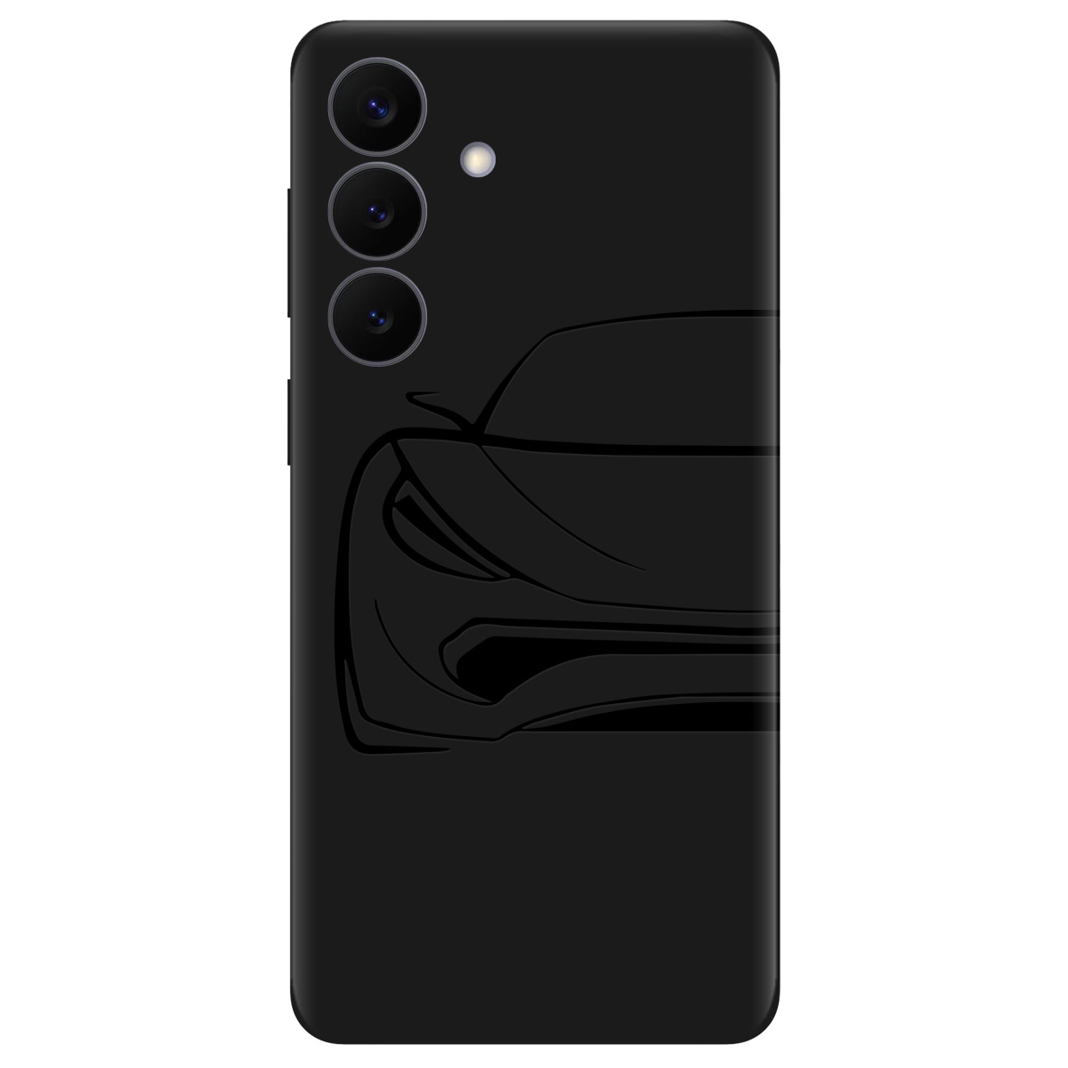 Чехол для Samsung Galaxy S26 Plus черный матовый soft touch Sport Car - фото 1 - Чехлы для телефонов