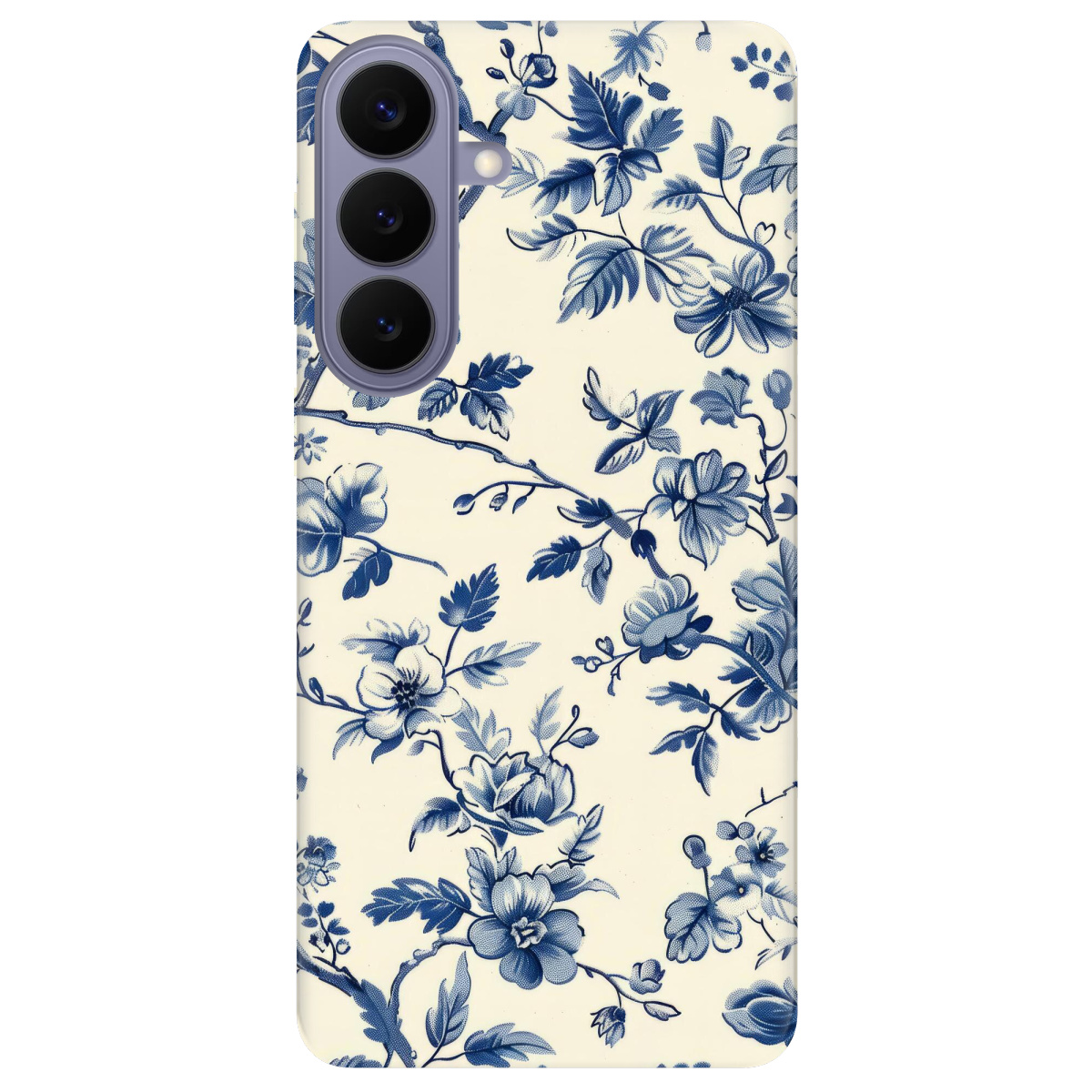 Чохол для Samsung Galaxy S26 Plus прозорий Blue Garden - фото 1 - Чохли для телефонів