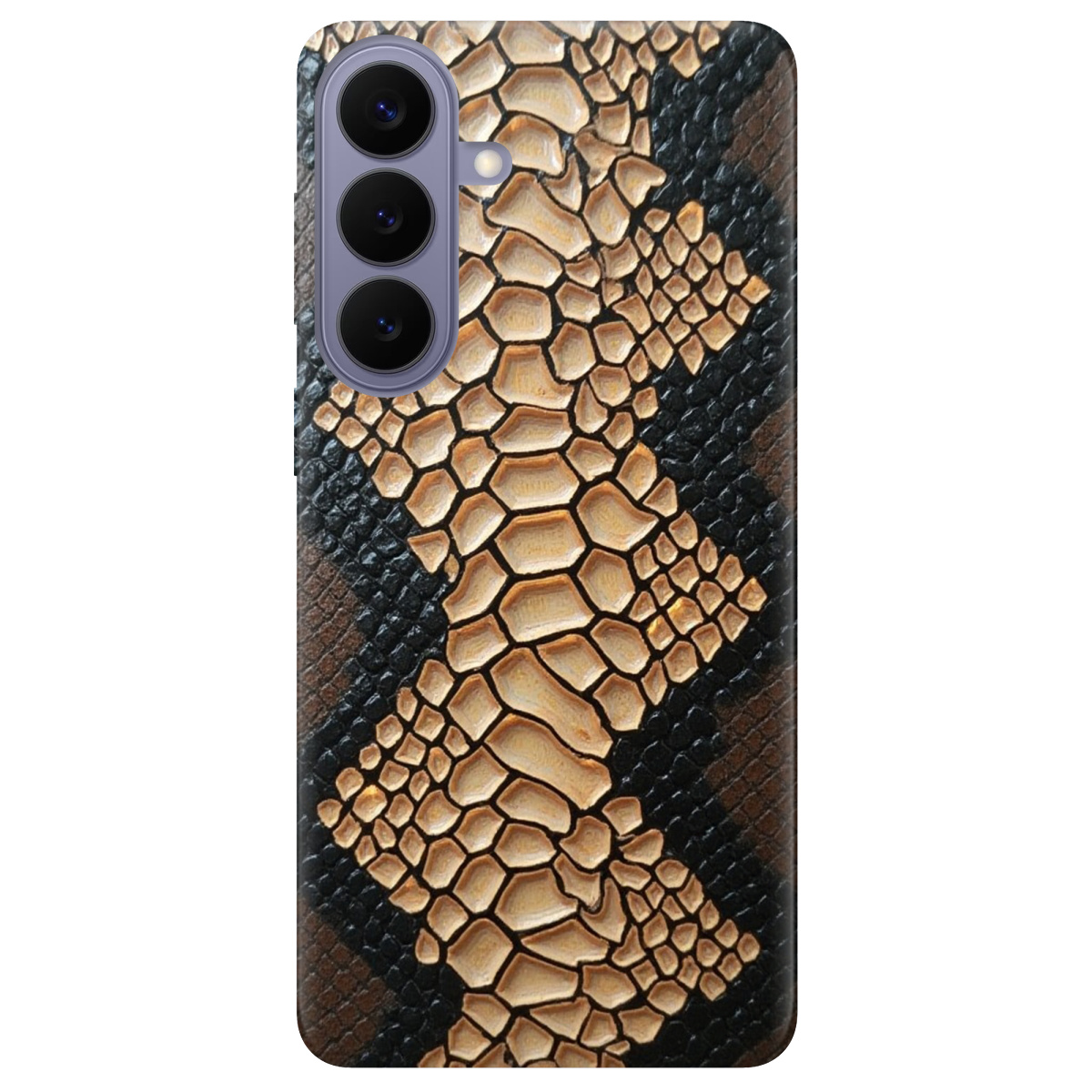 Чехол для Samsung Galaxy S26 Plus прозрачный Королівська змія - фото 1 - Чехлы для телефонов