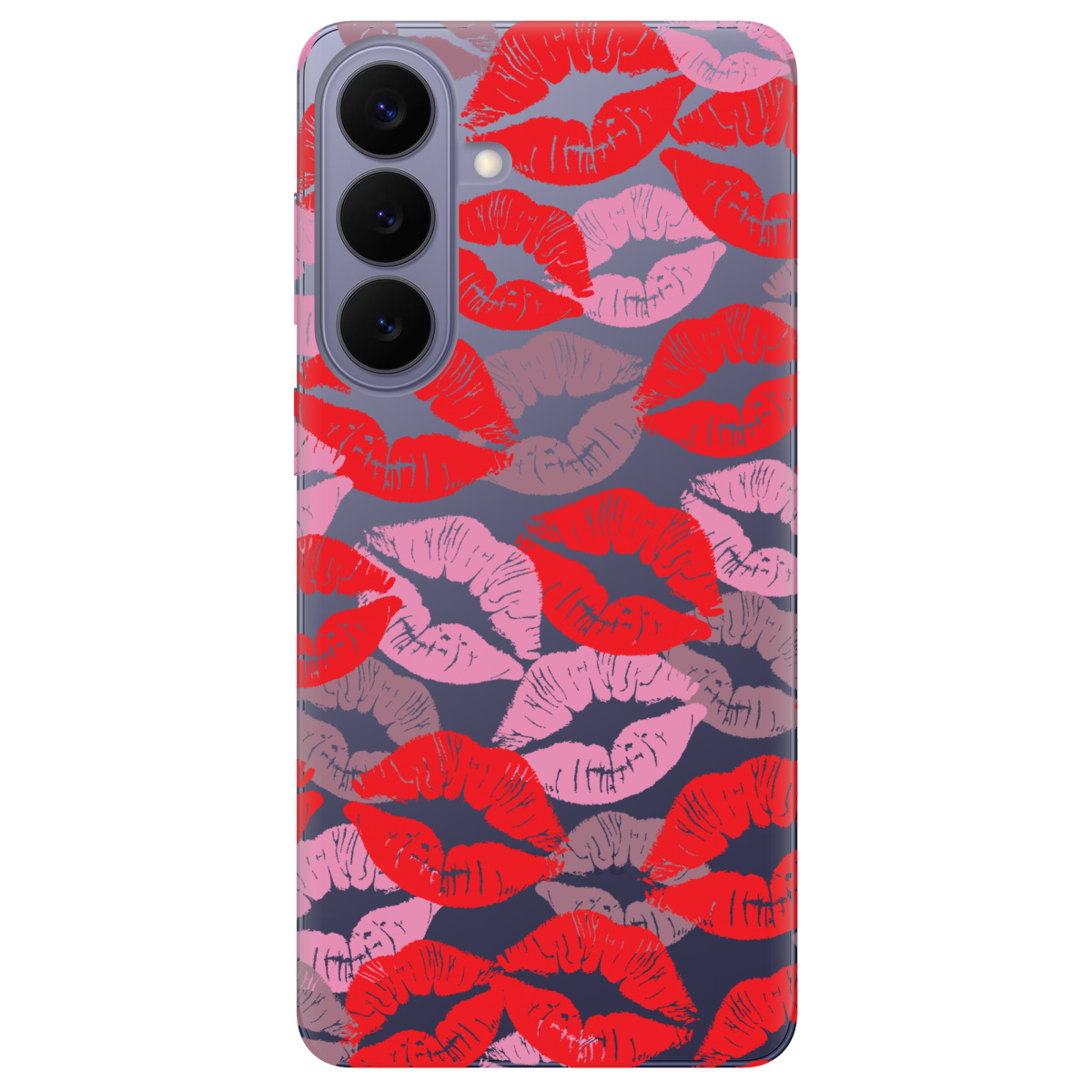 Чохол для Samsung Galaxy S26 Plus прозорий Поцілунки - фото 1 - Чохли для телефонів