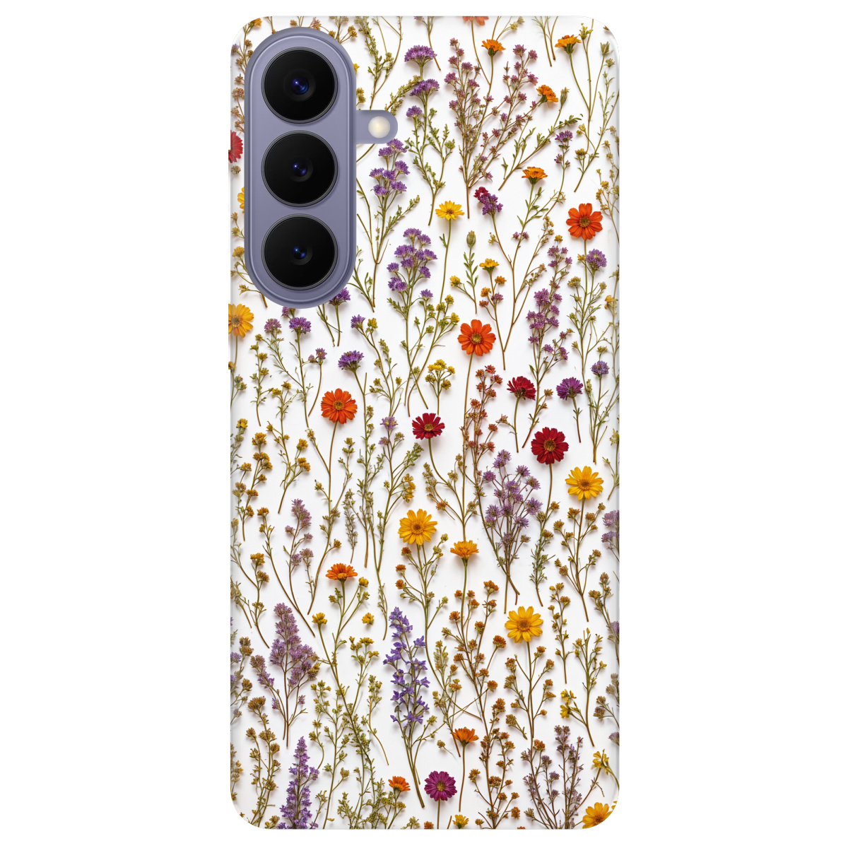 Чохол для Samsung Galaxy S26 Plus прозорий Квіткова галявина - фото 1 - Чохли для телефонів