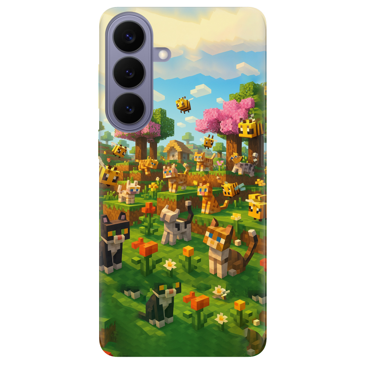 Чохол для Samsung Galaxy S26 Plus прозорий Піксельні герої - фото 1 - Чохли для телефонів