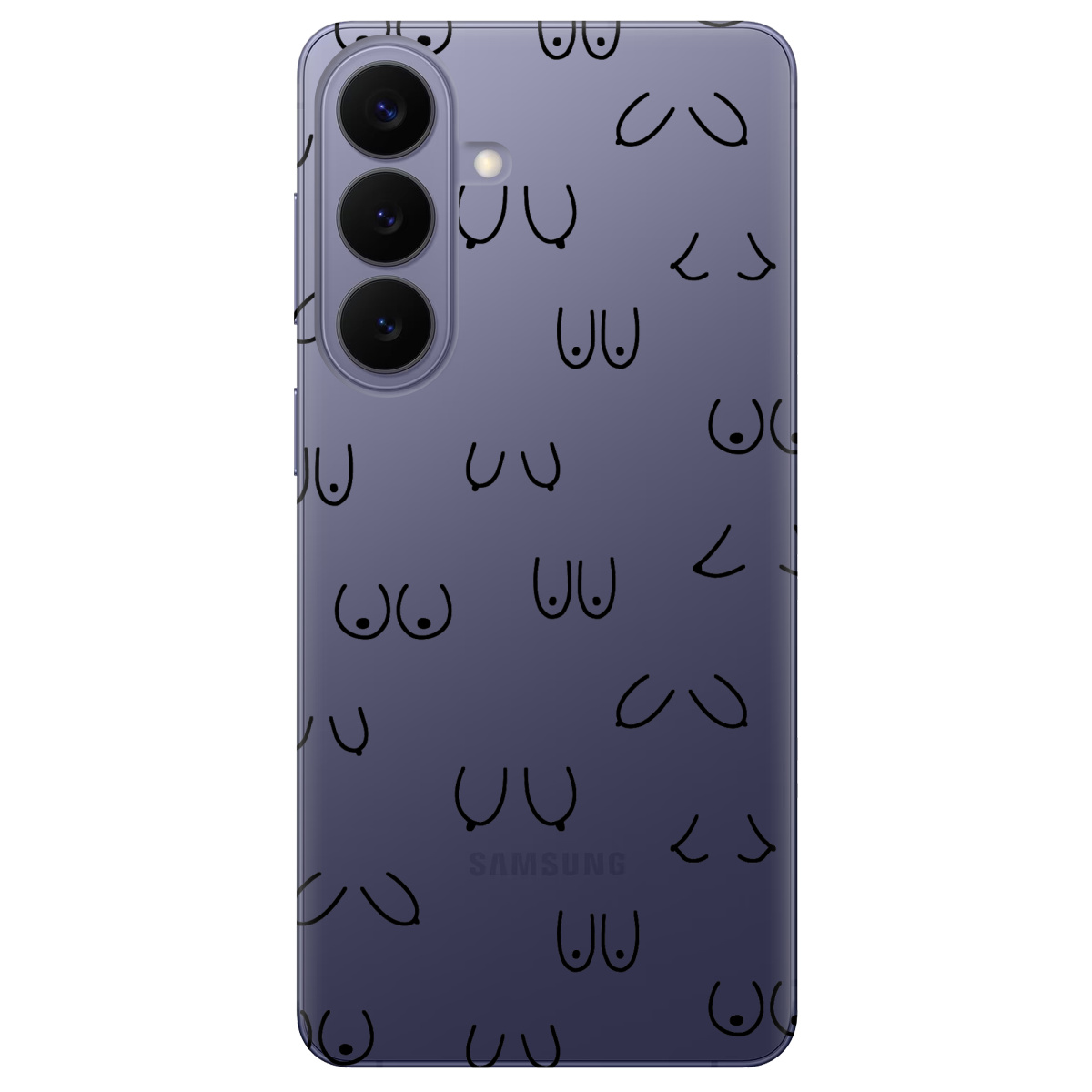 Чехол для Samsung Galaxy S26 Plus прозрачный Лінія тіла - фото 1 - Чехлы для телефонов