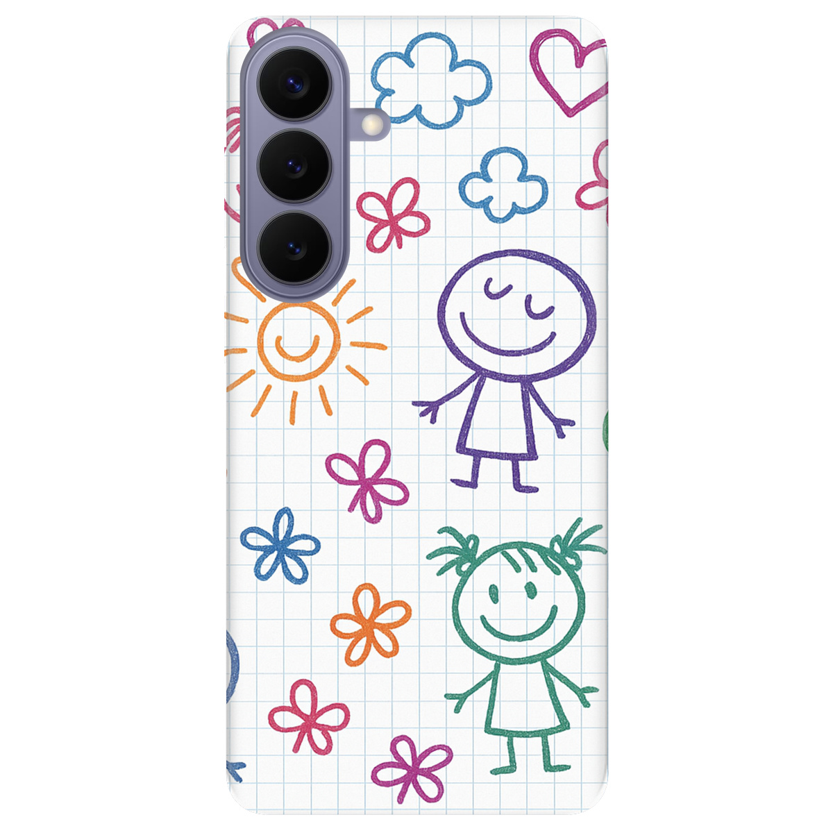 Чохол для Samsung Galaxy S26 Plus прозорий Малюнки в зошиті - фото 1 - Чохли для телефонів