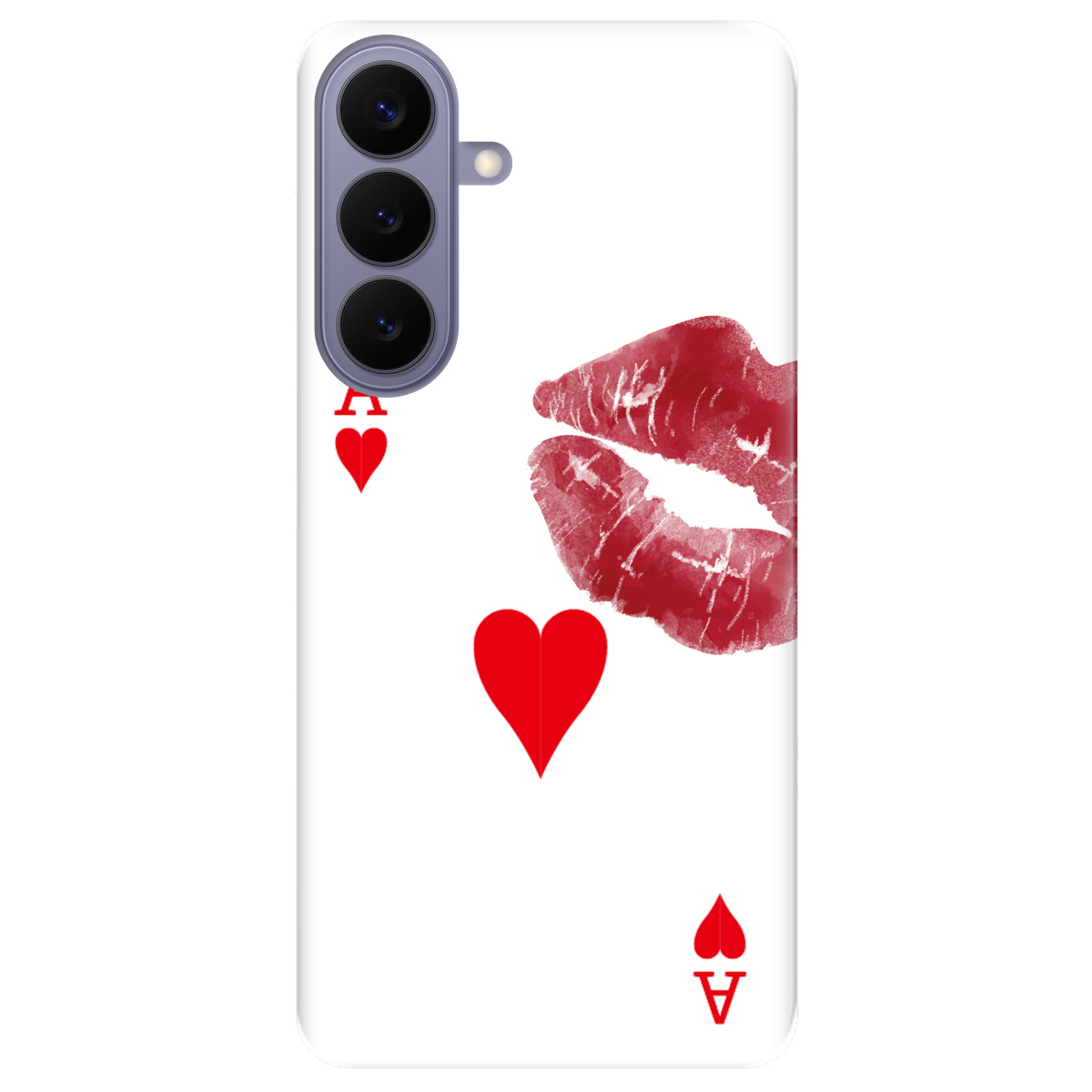 Чехол для Samsung Galaxy S26 Plus прозрачный Червовый поцелуй - фото 1 - Чехлы для телефонов