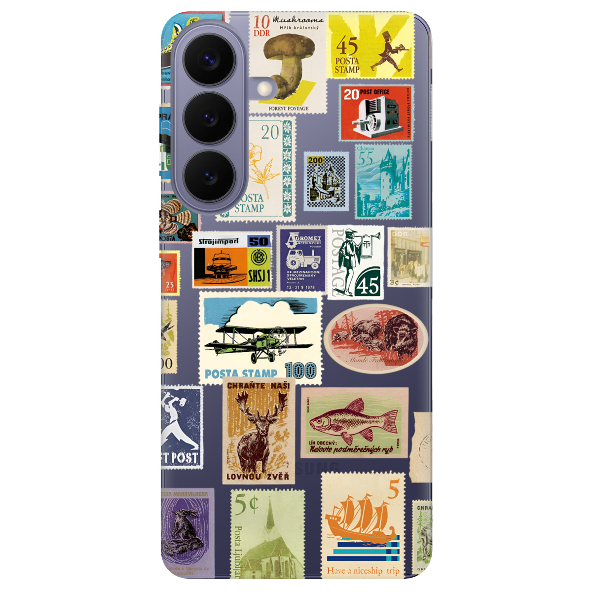 Чохол для Samsung Galaxy S26 Plus прозорий Поштова класика - фото 1 - Чохли для телефонів