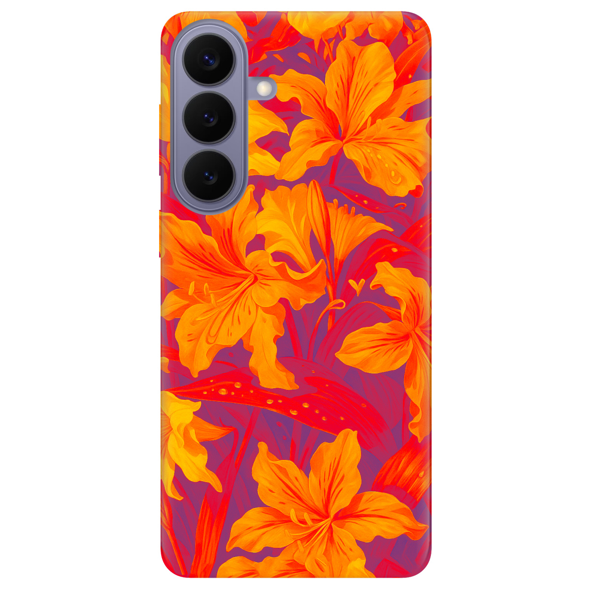 Чехол для Samsung Galaxy S26 Plus прозрачный Динамика красок - фото 1 - Чехлы для телефонов