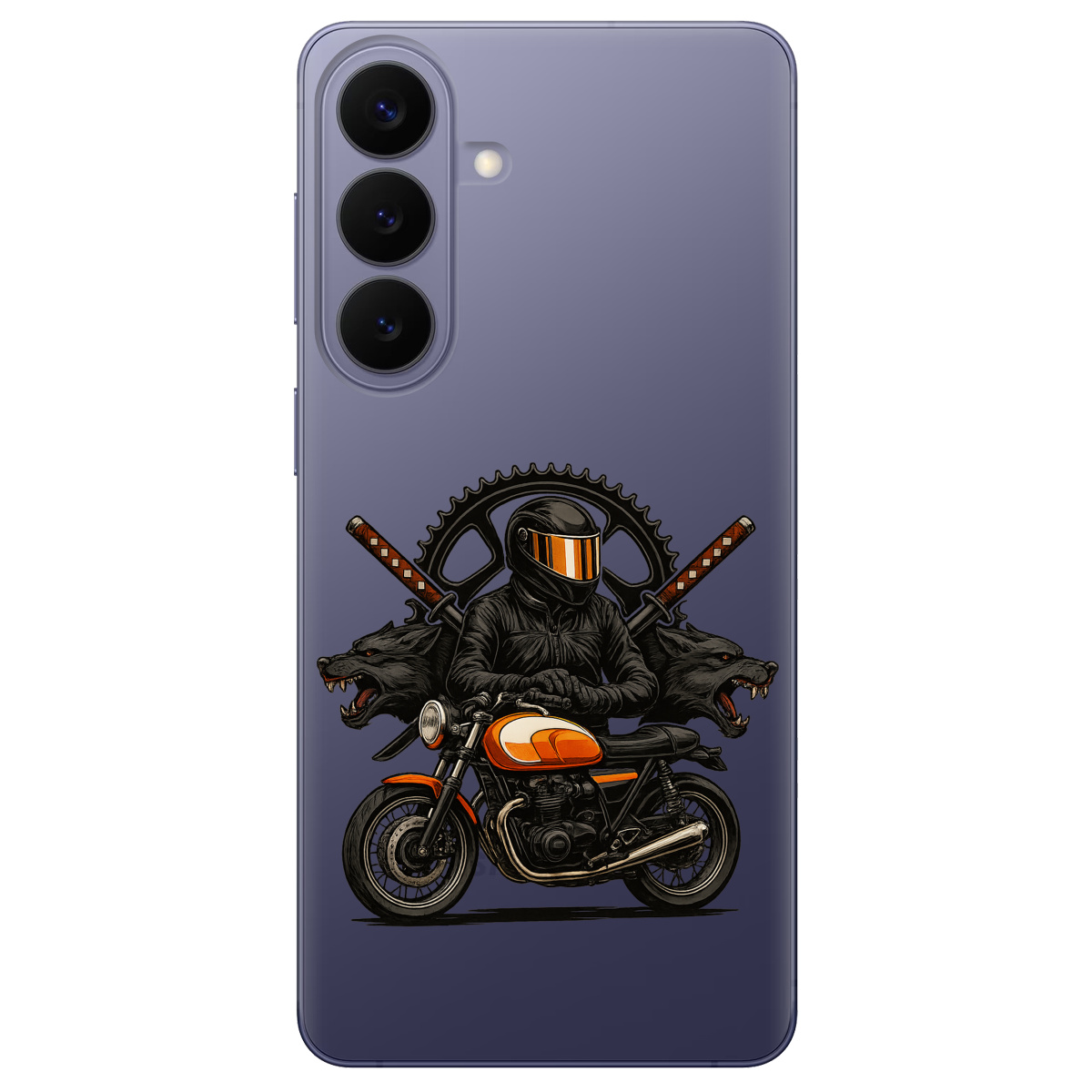 Чохол для Samsung Galaxy S26 Plus прозорий МотоНіндзя - фото 1 - Чохли для телефонів