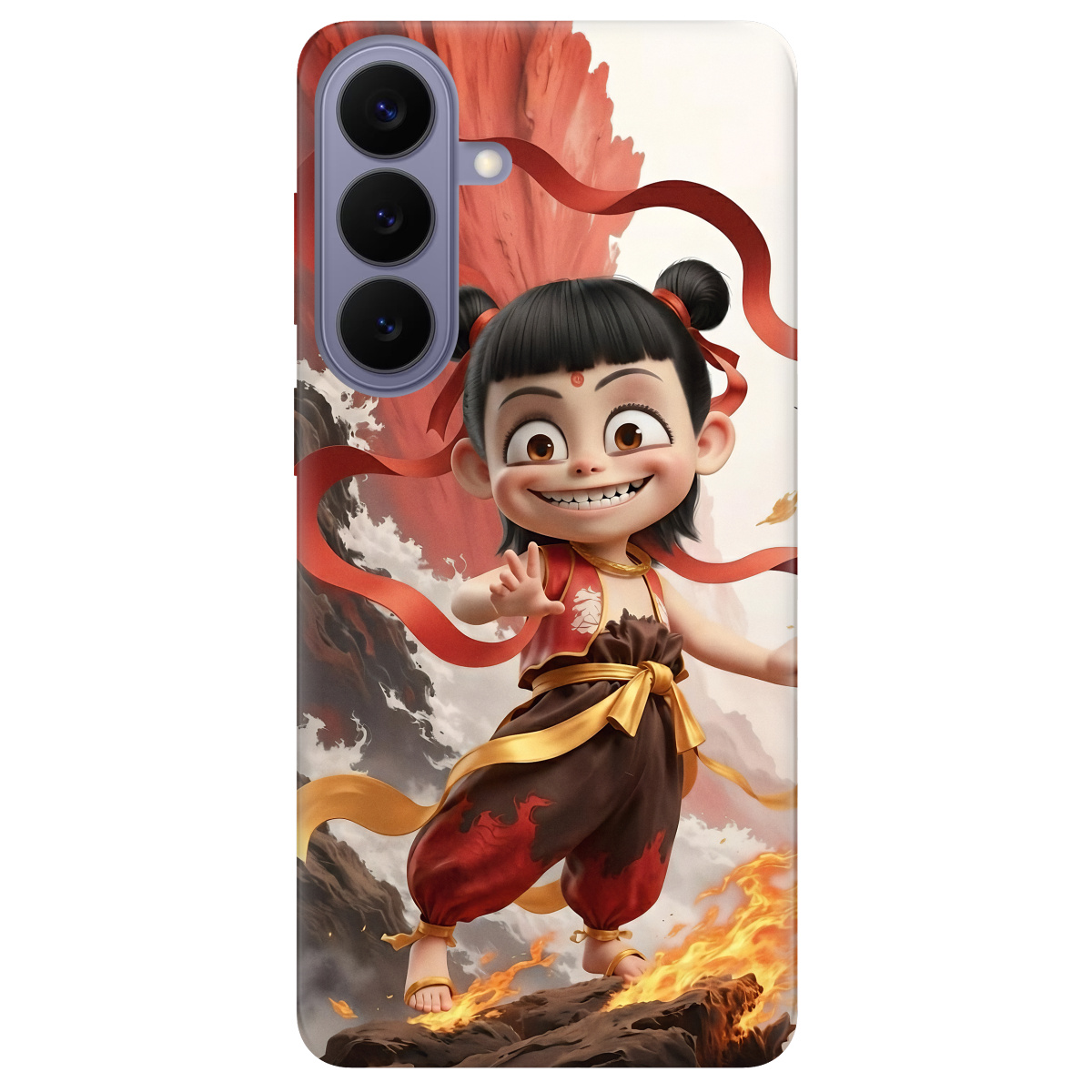 Чохол для Samsung Galaxy S26 Plus прозорий Вогняна Нечжа - фото 1 - Чохли для телефонів