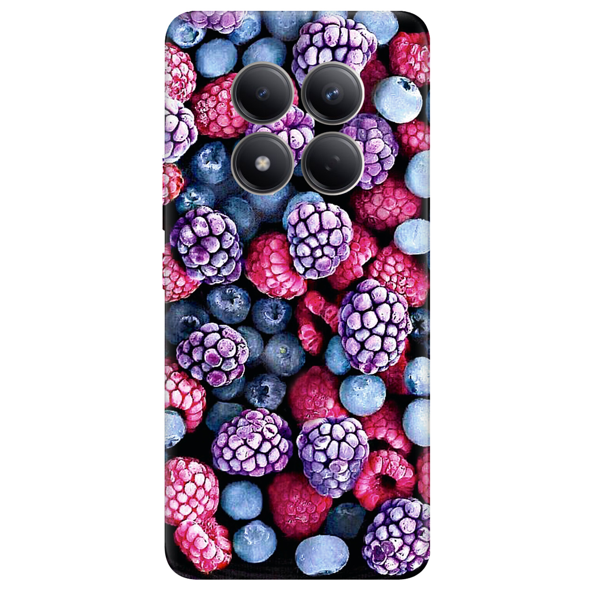 Чохол для Xiaomi Redmi Note 15 Pro 4G прозорий Frosty berry - фото 1 - Чохли для телефонів
