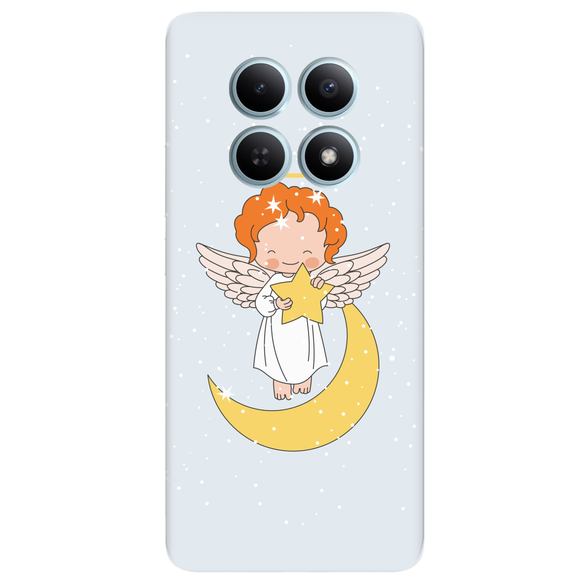 Чехол для Xiaomi Redmi Note 15 4G прозрачный Angel - фото 1 - Чехлы для телефонов