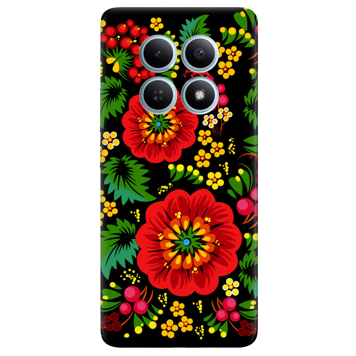 Чохол для Xiaomi Redmi Note 15 4G прозорий Ukrainian art - фото 1 - Чохли для телефонів