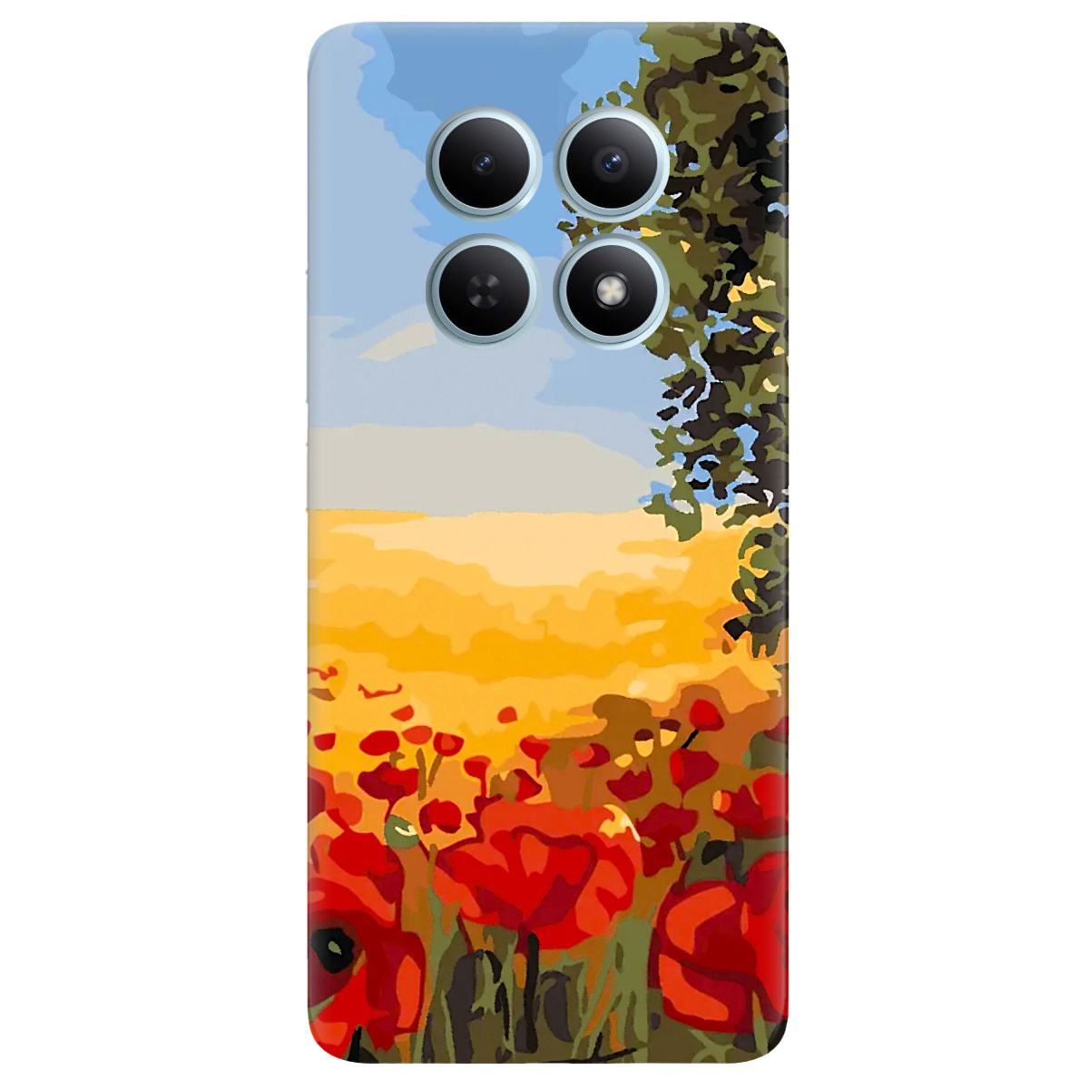 Чохол для Xiaomi Redmi Note 15 4G прозорий Рідна моя Україна - фото 1 - Чохли для телефонів