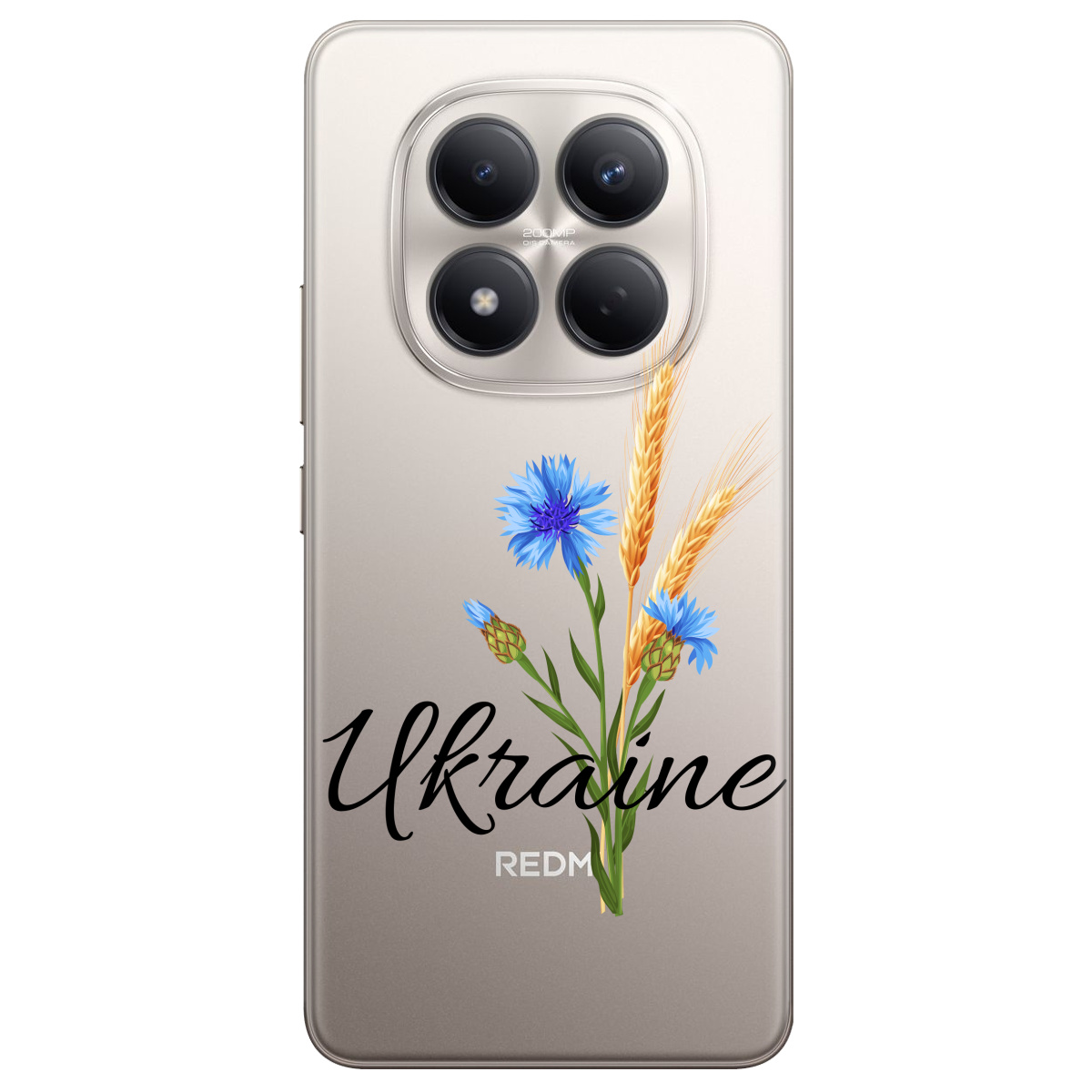 Чохол для Xiaomi Redmi Note 15 Pro 4G прозорий Незалежна Україна - фото 1 - Чохли для телефонів