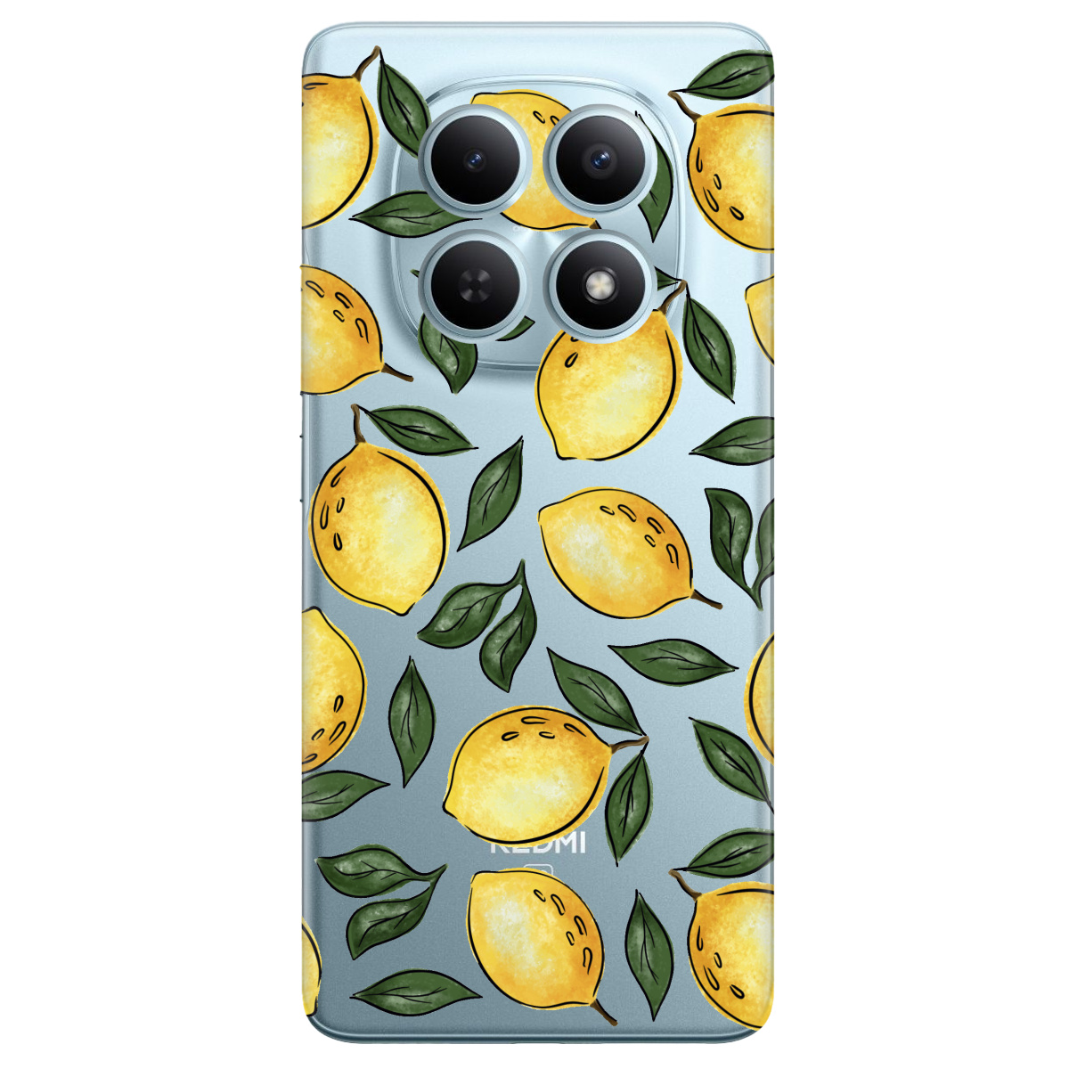 Чохол для Xiaomi Redmi Note 15 4G прозорий Limoncello - фото 1 - Чохли для телефонів