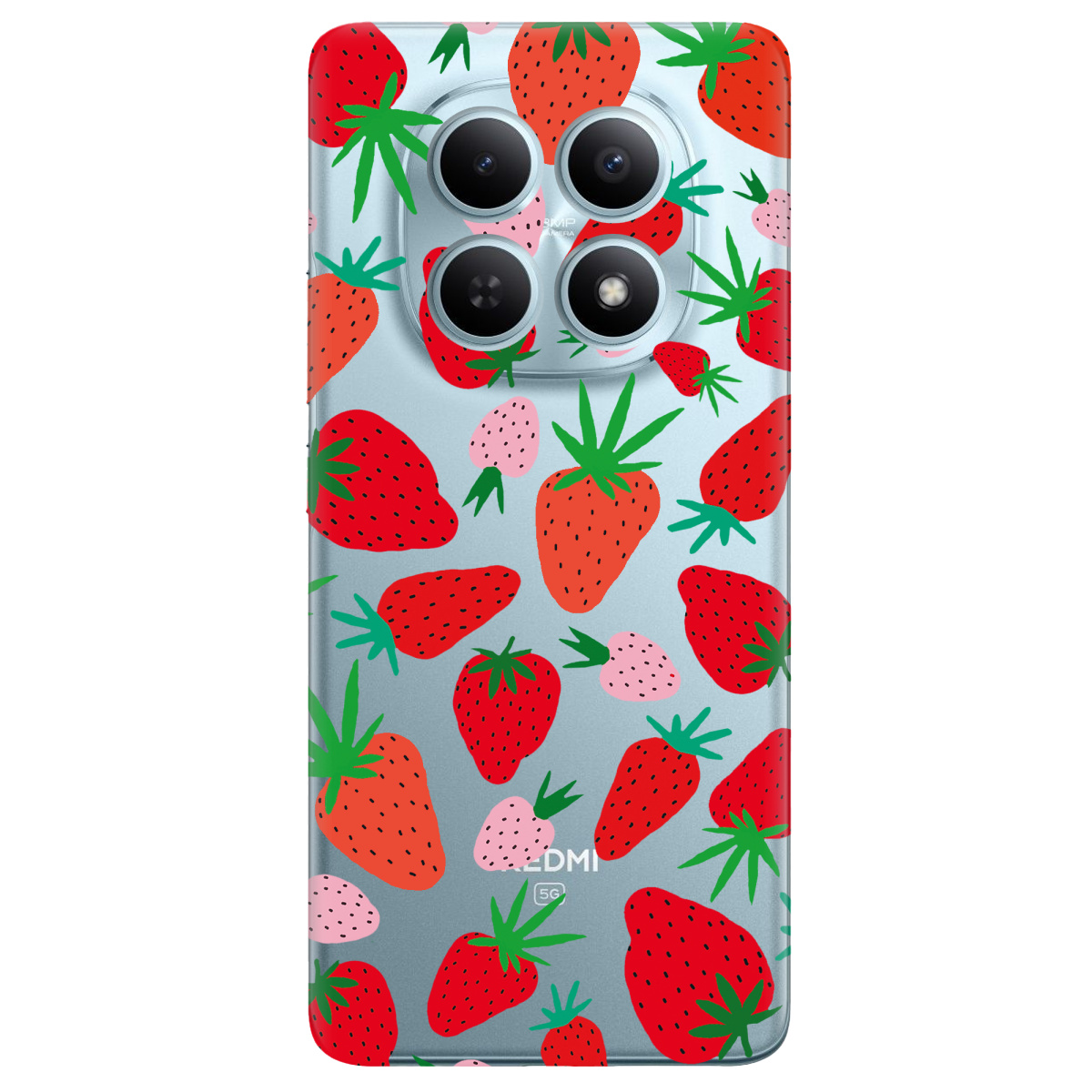 Чохол для Xiaomi Redmi Note 15 4G прозорий Berry Pop - фото 1 - Чохли для телефонів