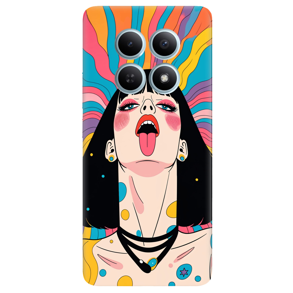 Чохол для Xiaomi Redmi Note 15 4G прозорий Cosmic Serenade - фото 1 - Чохли для телефонів