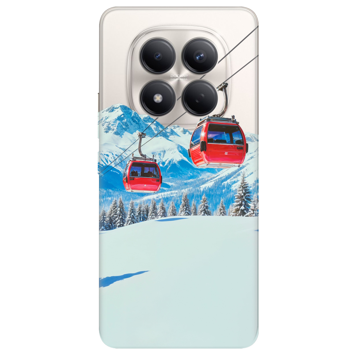 Чохол для Xiaomi Redmi Note 15 Pro 4G прозорий Над схилами - фото 1 - Чохли для телефонів