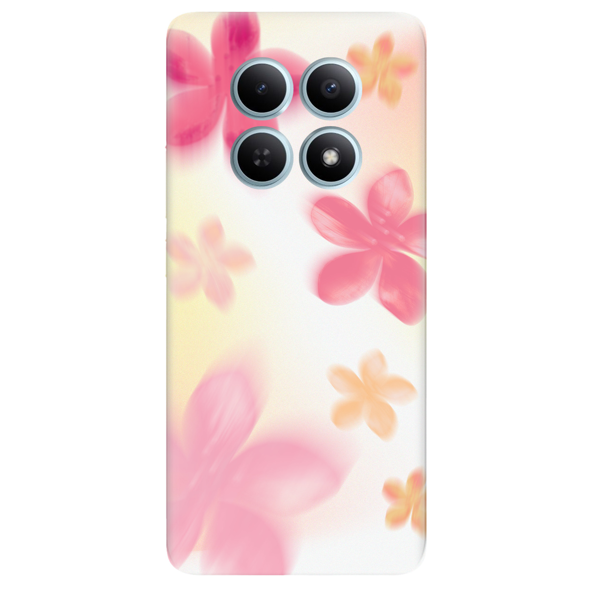 Чохол для Xiaomi Redmi Note 15 4G прозорий Квітковий подих - фото 1 - Чохли для телефонів