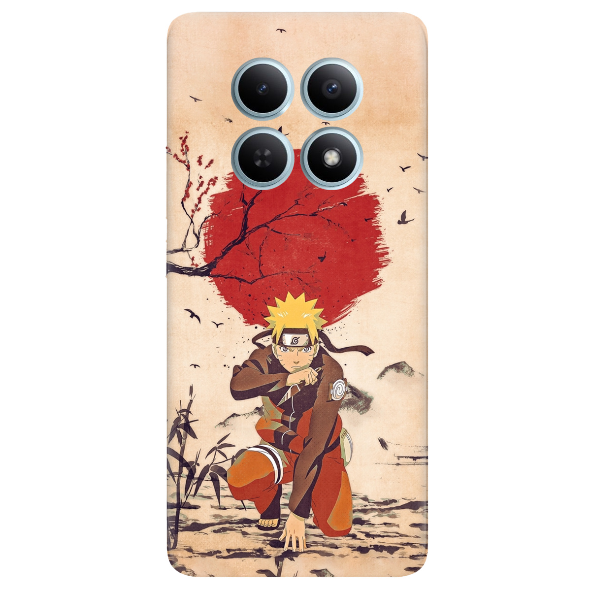 Чехол для Xiaomi Redmi Note 15 4G прозрачный Наруто - фото 1 - Чехлы для телефонов
