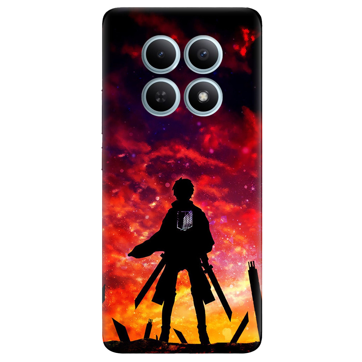 Чохол для Xiaomi Redmi Note 15 4G прозорий Захід сонця - фото 1 - Чохли для телефонів