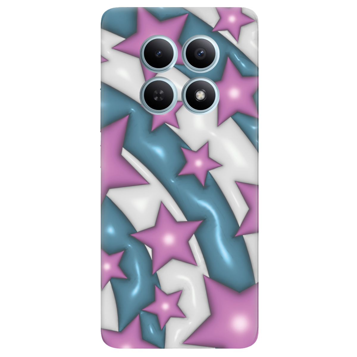 Чохол для Xiaomi Redmi Note 15 4G прозорий Рожеве сяйво - фото 1 - Чохли для телефонів