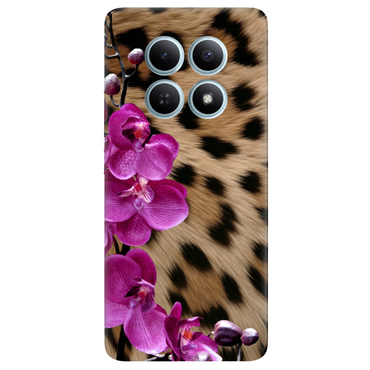 Чохол для Xiaomi Redmi Note 15 4G прозорий Дика орхідея - фото 1 - Чохли для телефонів