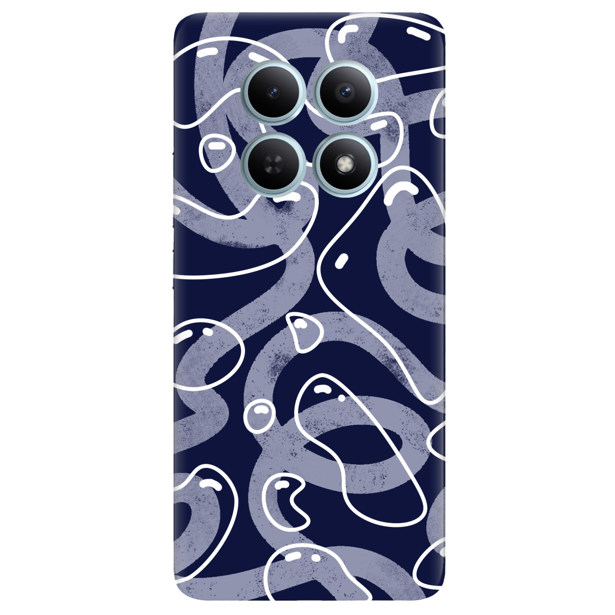 Чохол для Xiaomi Redmi Note 15 4G прозорий Космічні краплі - фото 1 - Чохли для телефонів