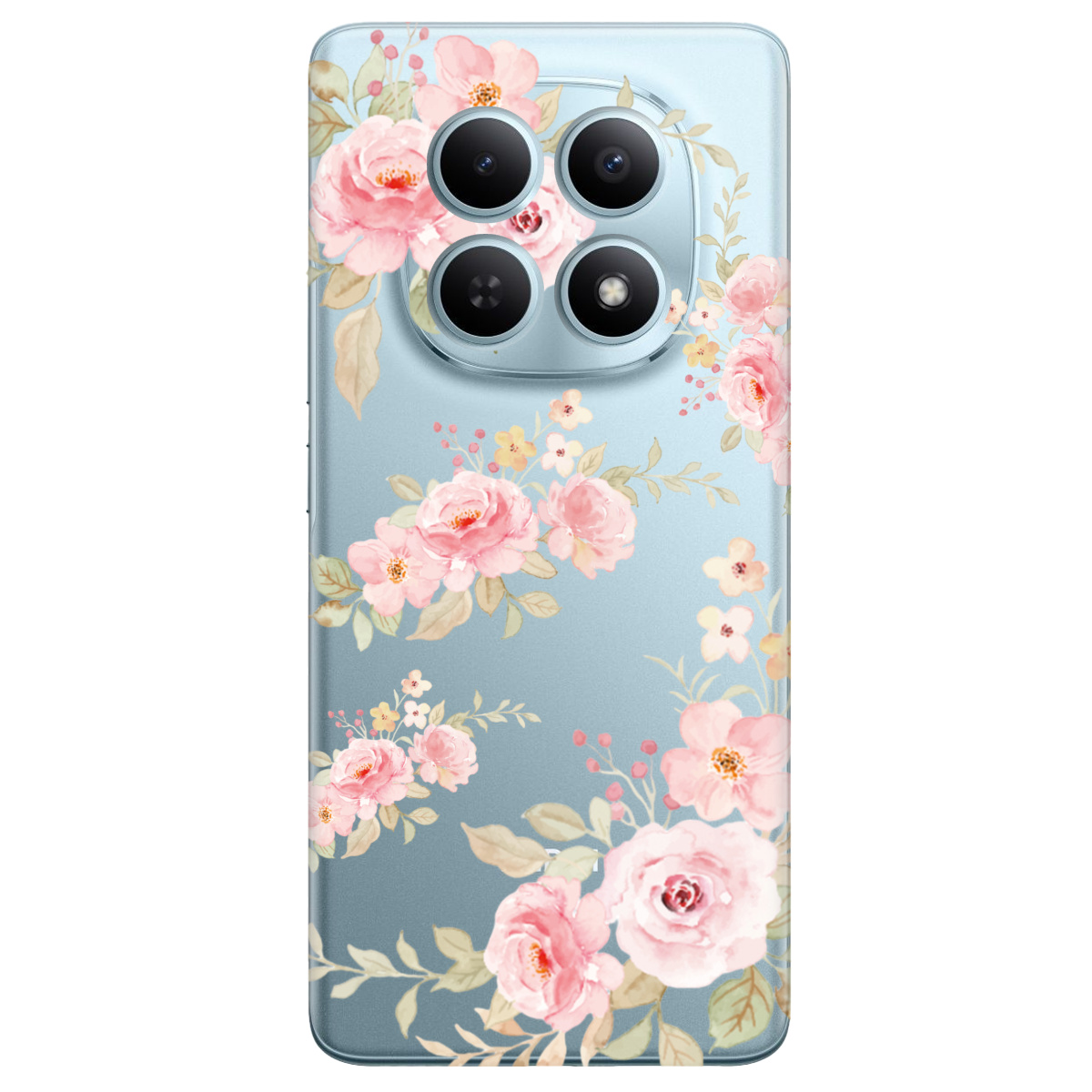 Чехол для Xiaomi Redmi Note 15 4G прозрачный Аромат нежности - фото 1 - Чехлы для телефонов