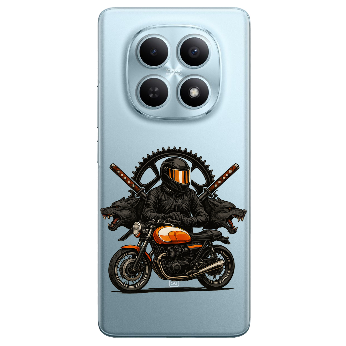 Чохол для Xiaomi Redmi Note 15 4G прозорий МотоНіндзя - фото 1 - Чохли для телефонів