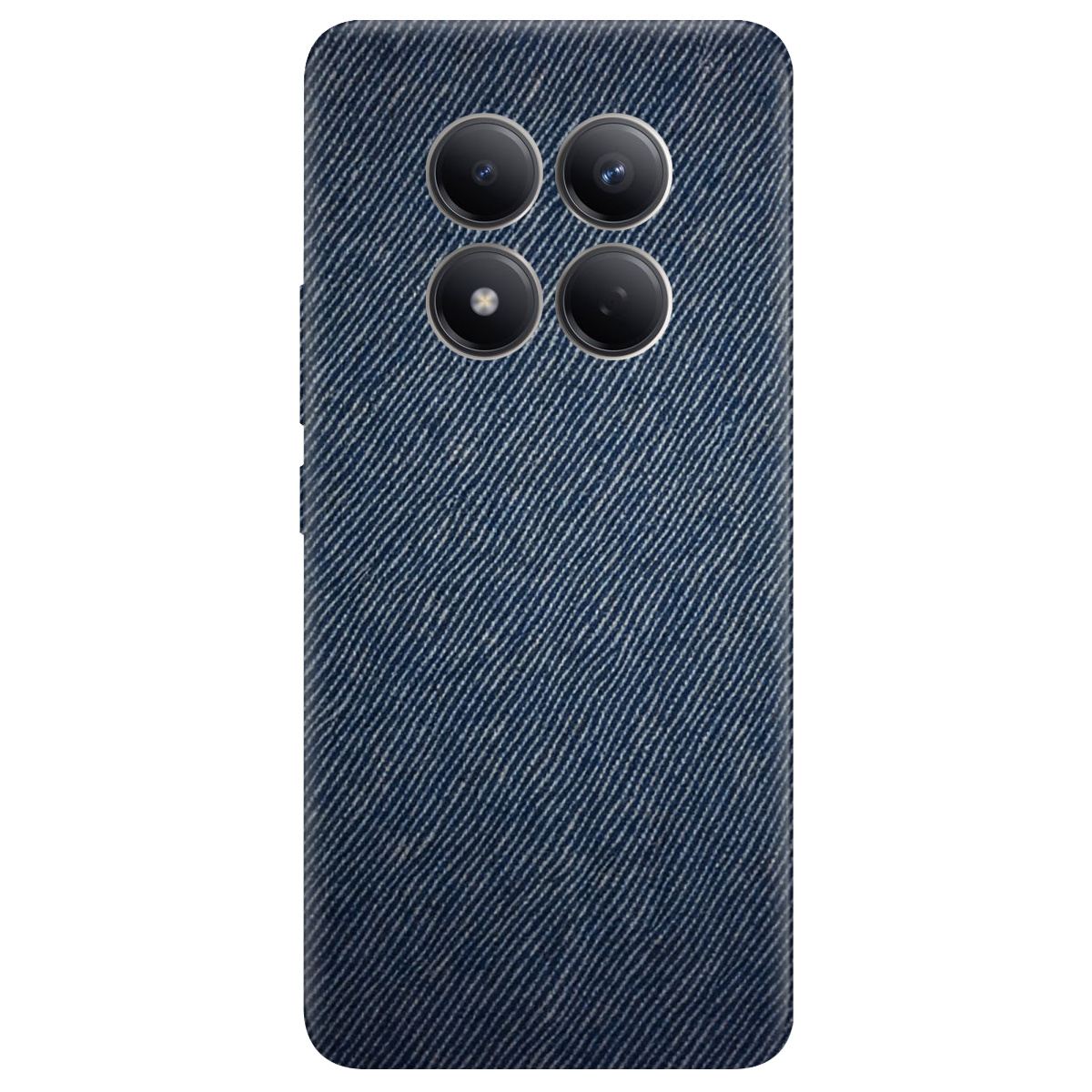 Чохол для Xiaomi Redmi Note 15 Pro 4G прозорий Ретро джинс - фото 1 - Чохли для телефонів