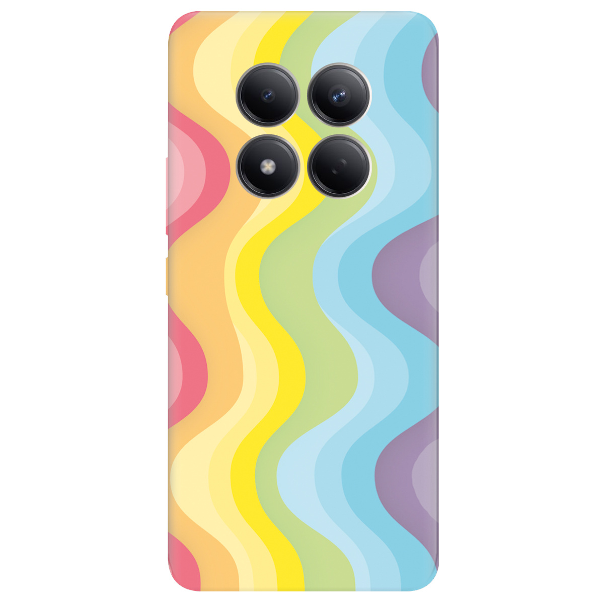 Чехол для Xiaomi Redmi Note 15 Pro 4G прозрачный Веселкові хвилі - фото 1 - Чехлы для телефонов