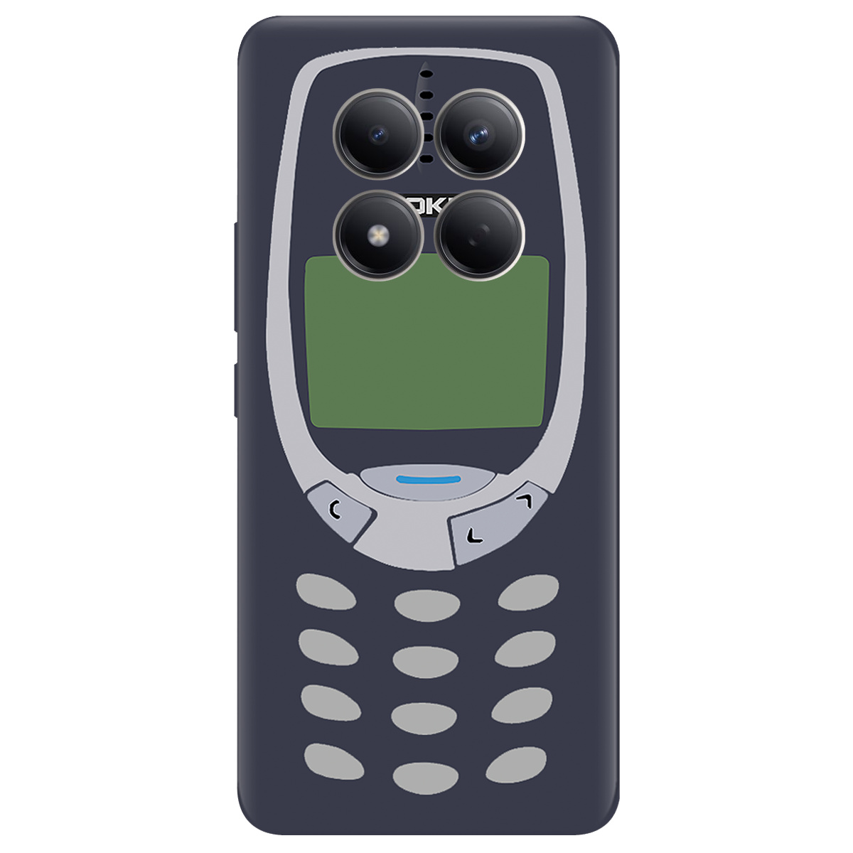 Чохол для Xiaomi Redmi Note 15 Pro 4G прозорий Nokia - фото 1 - Чохли для телефонів