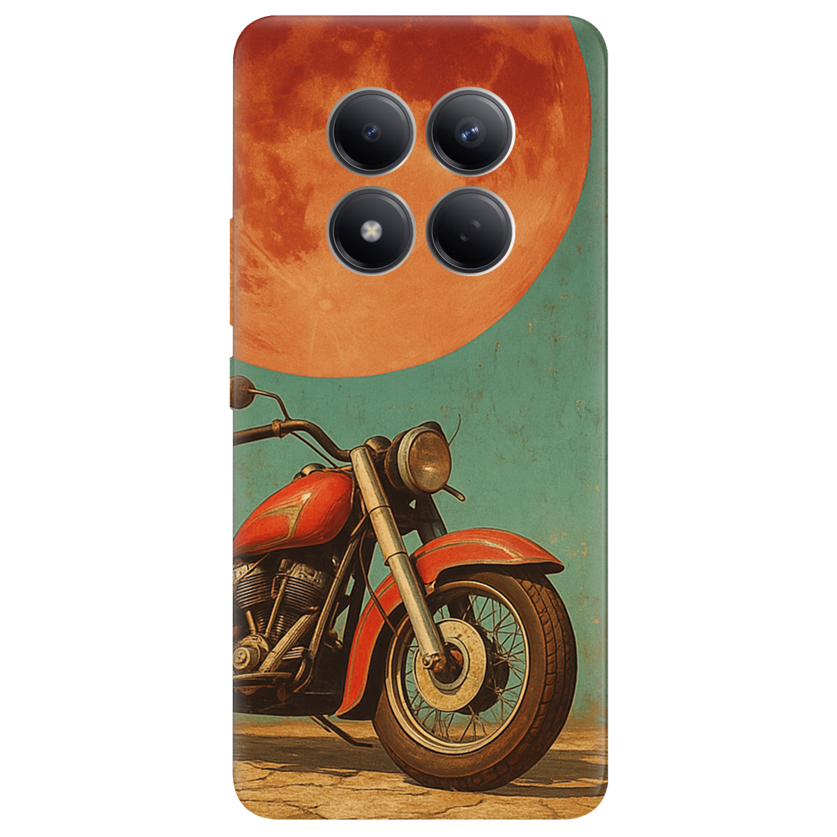 Чехол для Xiaomi Redmi Note 15 Pro 4G прозрачный Путь к луне - фото 1 - Чехлы для телефонов