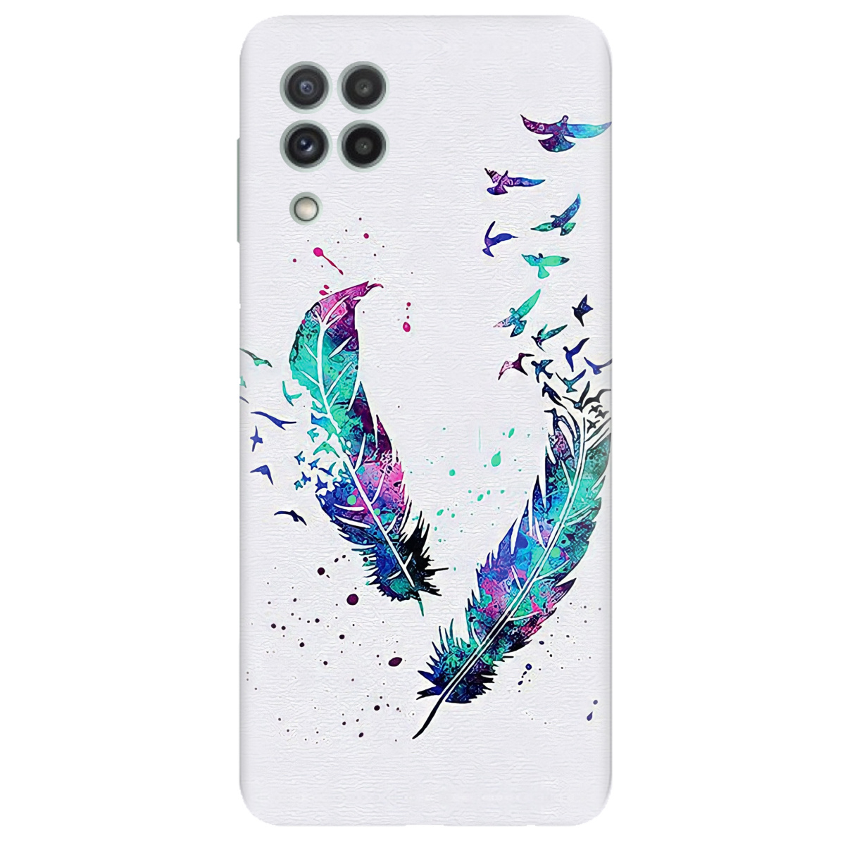 Чохол для Samsung Galaxy A22 4G прозорий Flight - фото 1 - Чохли для телефонів