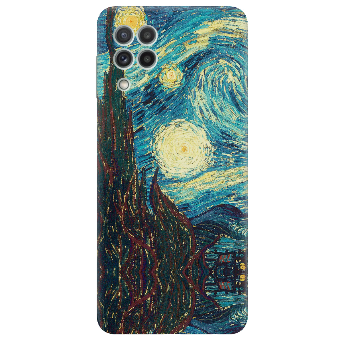 Чохол для Samsung Galaxy M32 прозорий Starry Night - фото 1 - Чохли для телефонів