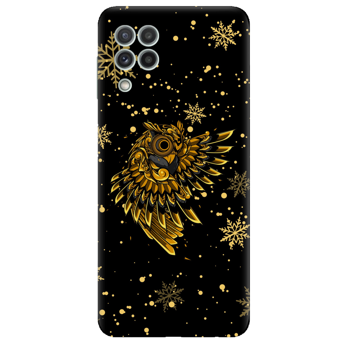 Чохол для Samsung Galaxy M32 прозорий Gold sova - фото 1 - Чохли для телефонів