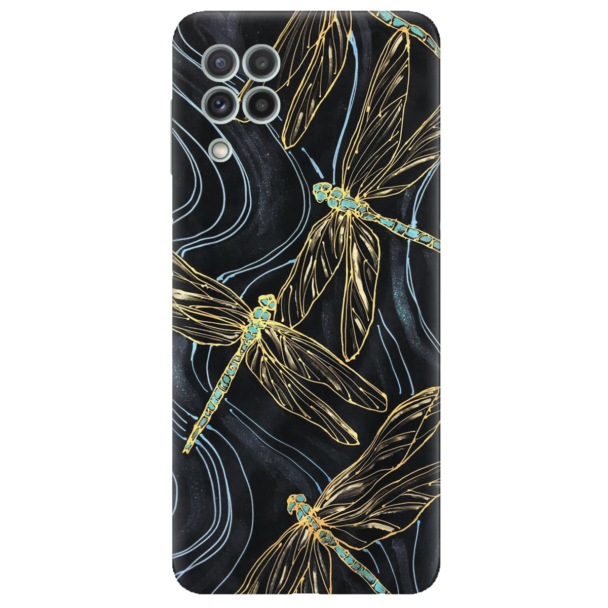 Чохол для Samsung Galaxy M32 прозорий Dragonfly - фото 1 - Чохли для телефонів