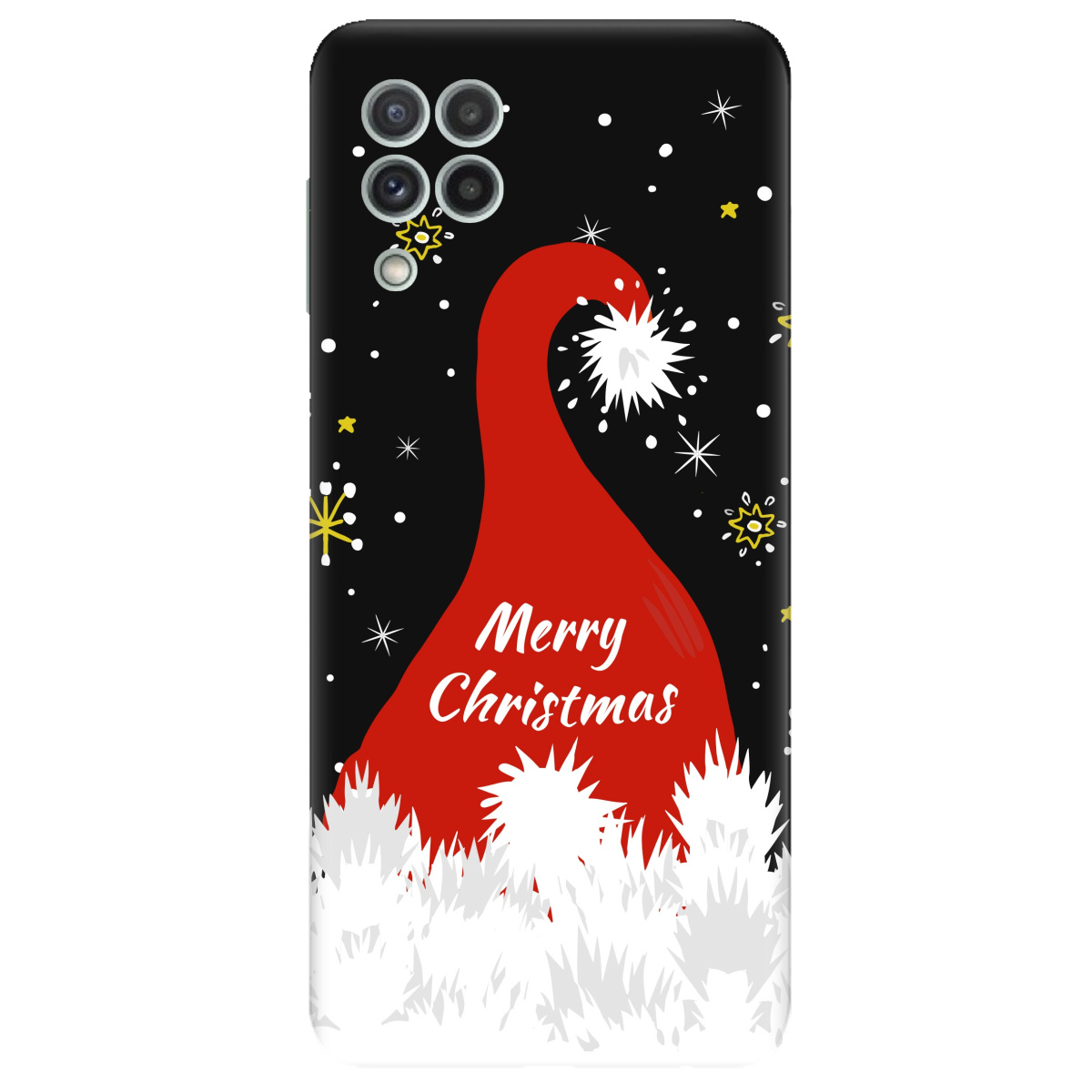 Чохол для Samsung Galaxy M22 прозорий Santa - фото 1 - Чохли для телефонів