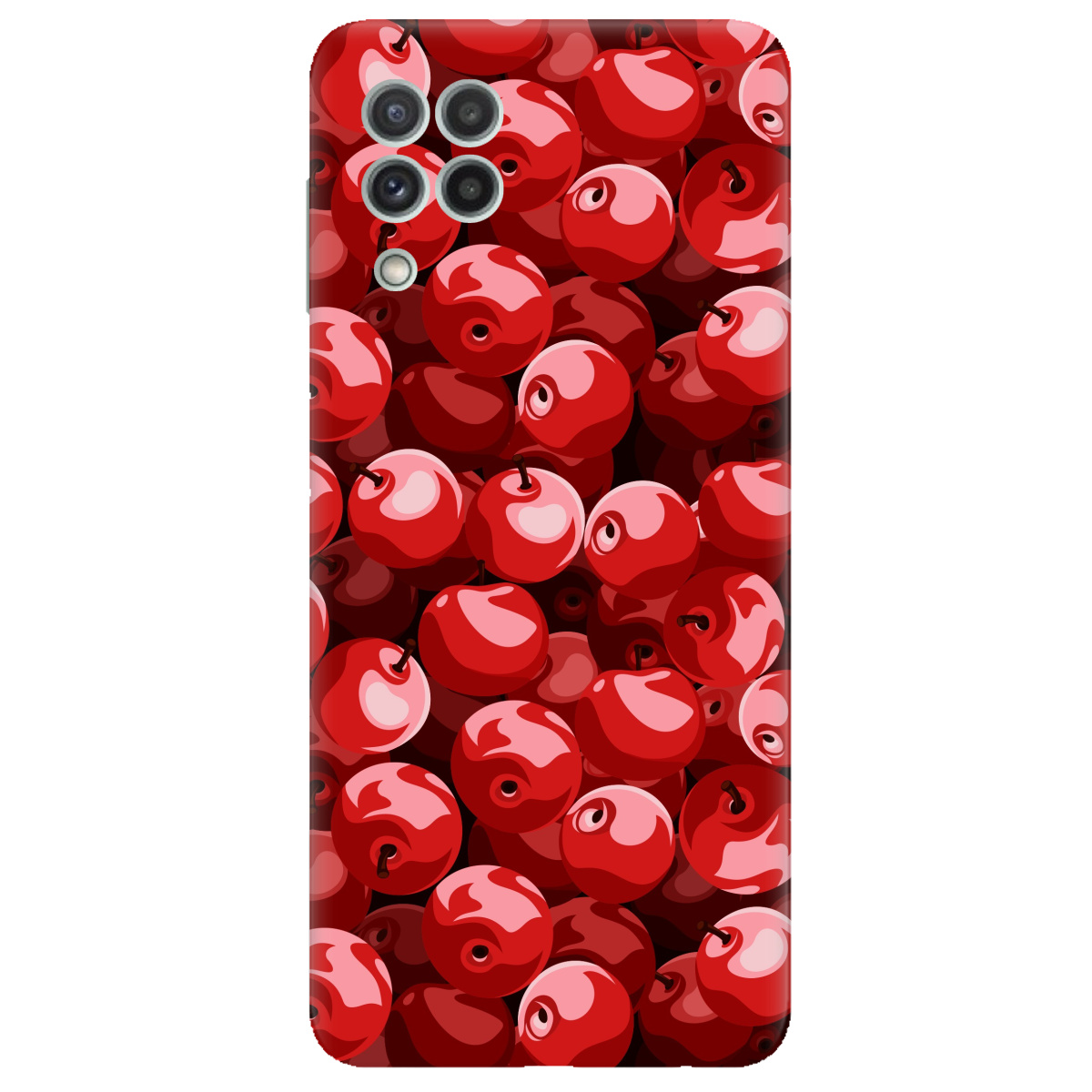 Чохол для Samsung Galaxy M22 прозорий Cherry - фото 1 - Чохли для телефонів