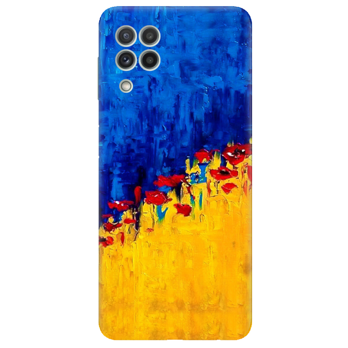 Чохол для Samsung Galaxy M32 прозорий Маки - фото 1 - Чохли для телефонів